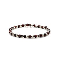 Bracciale Antracite Speed in Pietre dure Occhio di tigre BSP15 TONKA - BSP15 TONKA